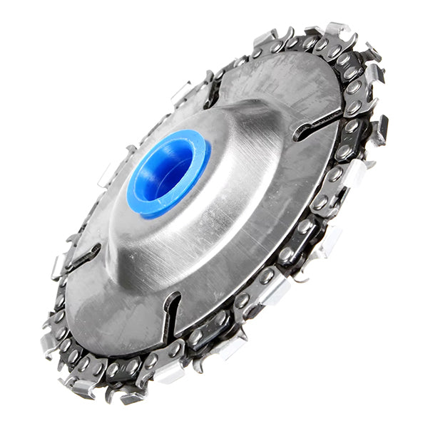 Disco de cadena para madera para amoladora 115 mm — 14 dientes, corte y ranurado